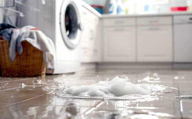 Drain Blocked Flooding Laundry